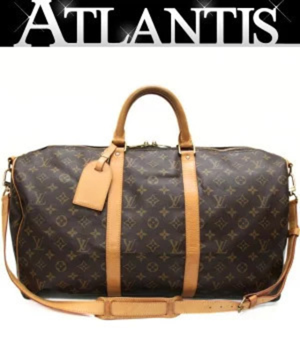 Louis Vuitton Keepall Bandouliere Boston Bag Monogram
